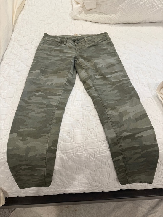 LOFT Denim - LOFT Women’s Camouflage Boyfriend Jeans in Olive Green